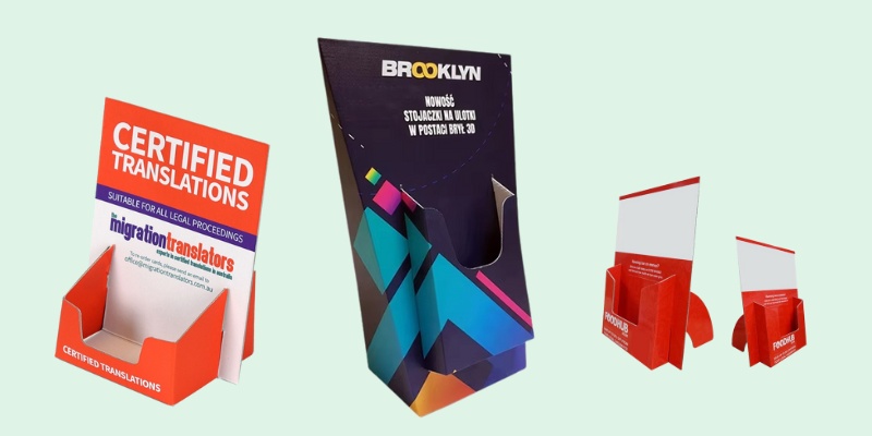 what is a cardboard brochure holders - Holidaypac