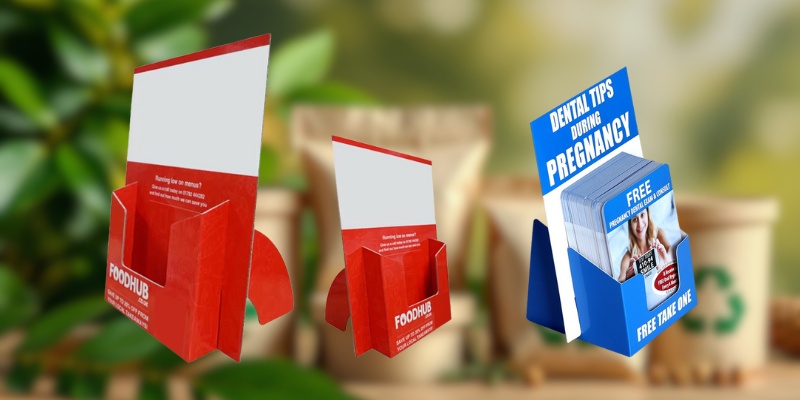 application of cardboard brochure holders - Holidaypac