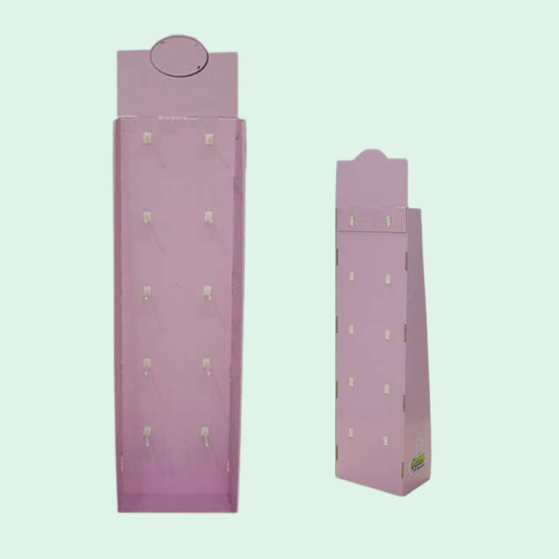 Custom Recyclable Hooks Display for Socks with Header- Holidaypac