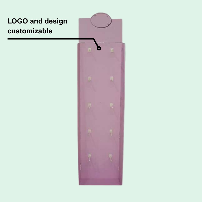 Custom Recyclable Hooks Display for Socks with Header- Holidaypac