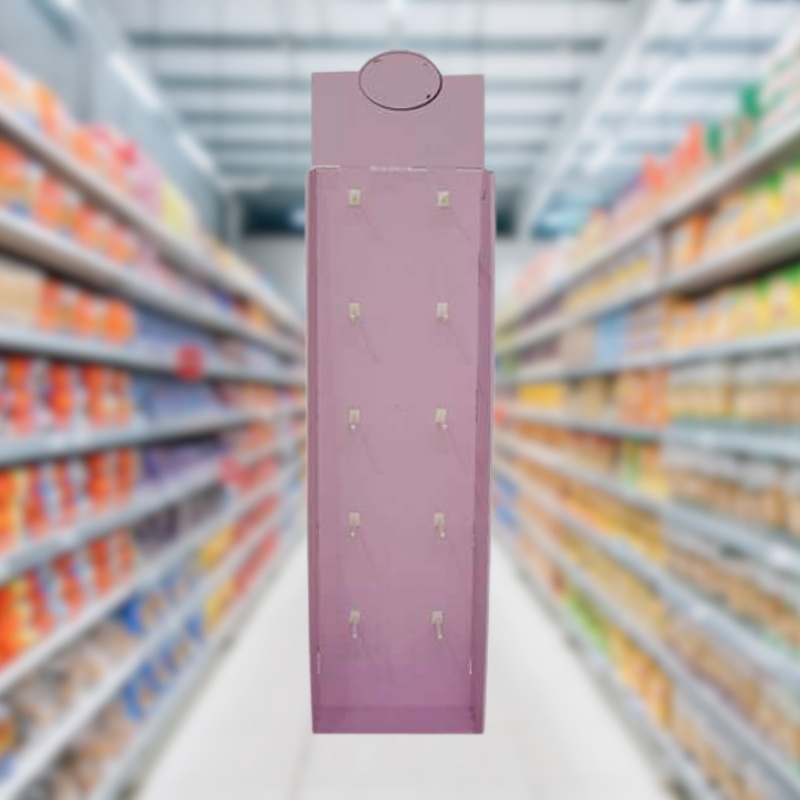 Custom Recyclable Hooks Display for Socks with Header- Holidaypac