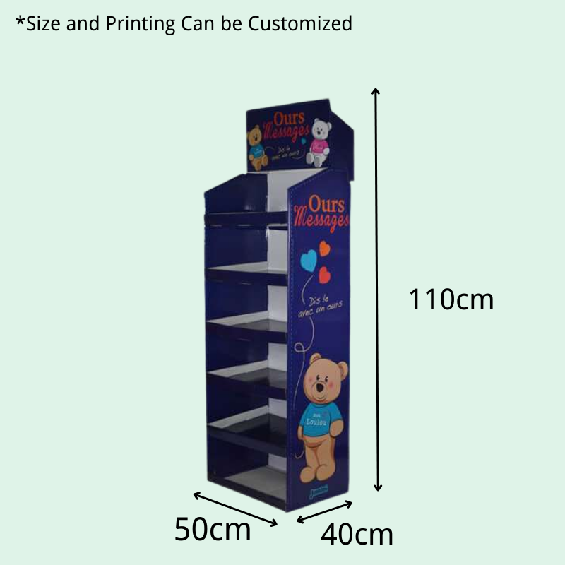 Easily Assembled Custom Floor Displays For Toys