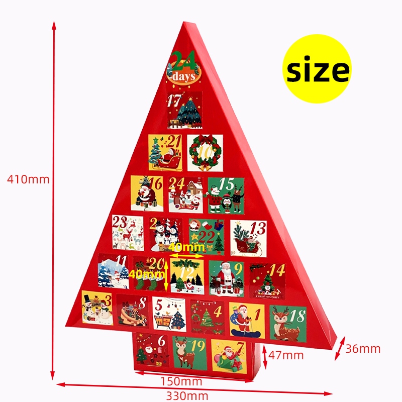 Custom Christmas Advent Calendar with Blind Boxes - Holidaypac