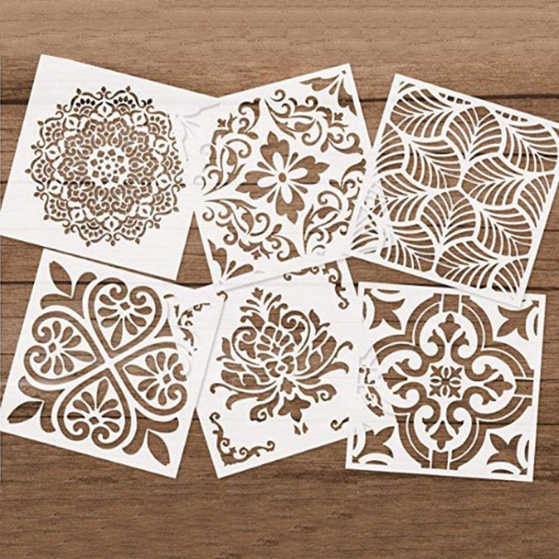 Custom High Quality PET Material Reusable Mandalas Wall Stencil for Painting - Holidaypac