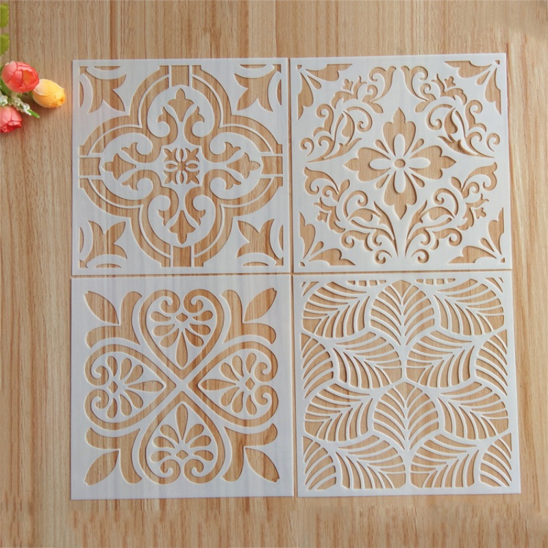 Custom High Quality PET Material Reusable Mandalas Wall Stencil for Painting - Holidaypac