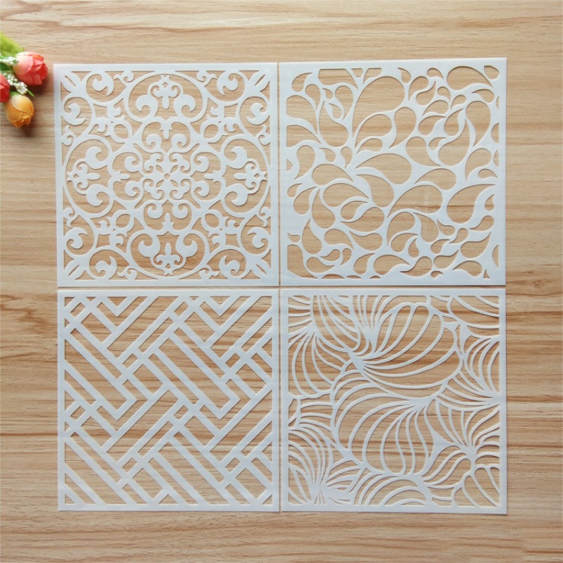 Custom High Quality PET Material Reusable Mandalas Wall Stencil for Painting - Holidaypac
