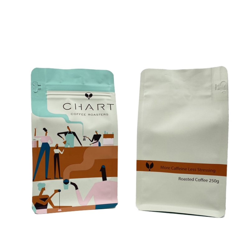 Custom Moisture-Proof Printed Side Gusset Pouch for Coffee - Holidaypac