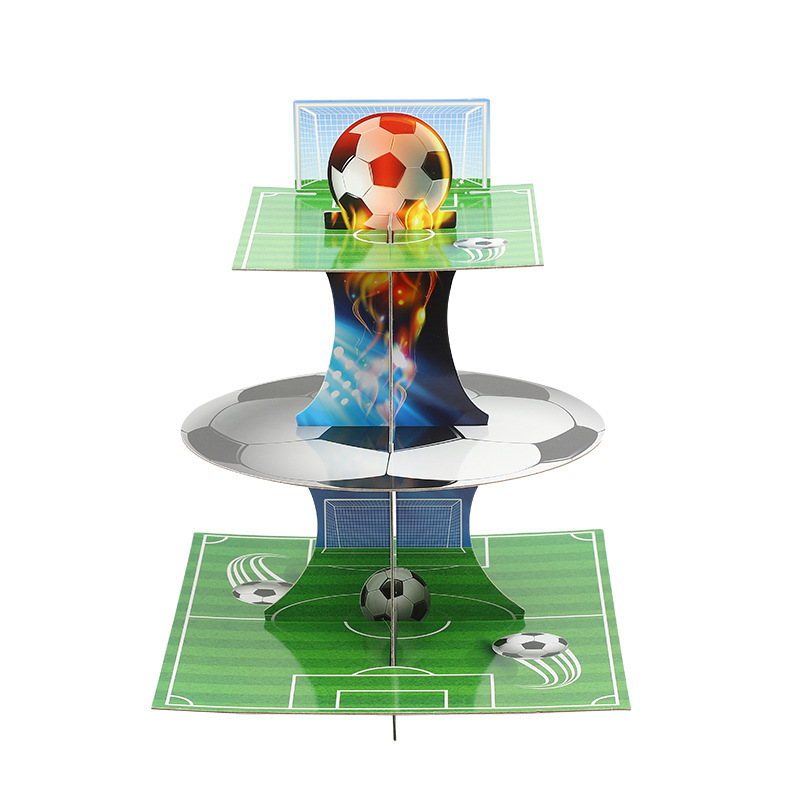 Custom Cardboard World Cup Shaped Counter Display for Baking Cakes - Holidaypac