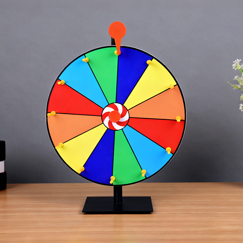 Wholesale Tabletop Prize Spinning Wheel for Events Parties and Fundraisers - Holidaypac Wholesale Tabletop Prize Spinning Wheel for Events Parties and Fundraisers - Holidaypac