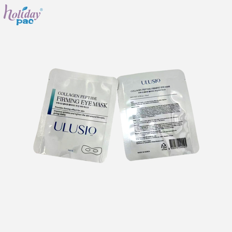 Custom Aluminum Foil Four Side Sealing Printed Pouch for Facial Mask - Holidaypac