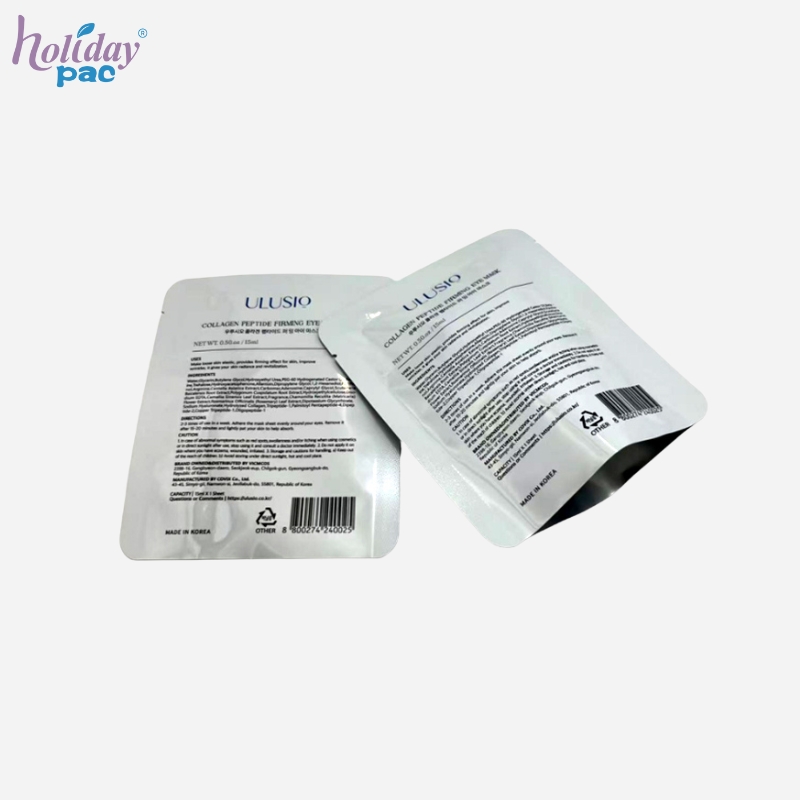 Custom Aluminum Foil Four Side Sealing Printed Pouch for Facial Mask - Holidaypac