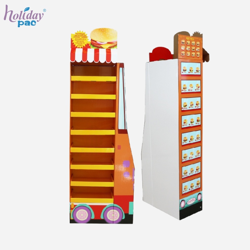 Custom Cardboard Popcorn Display Stand - Holidaypac