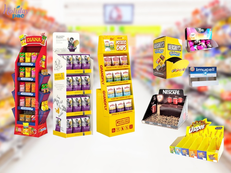 Snack cardboard displays: why they matter more than you think - Holidaypac