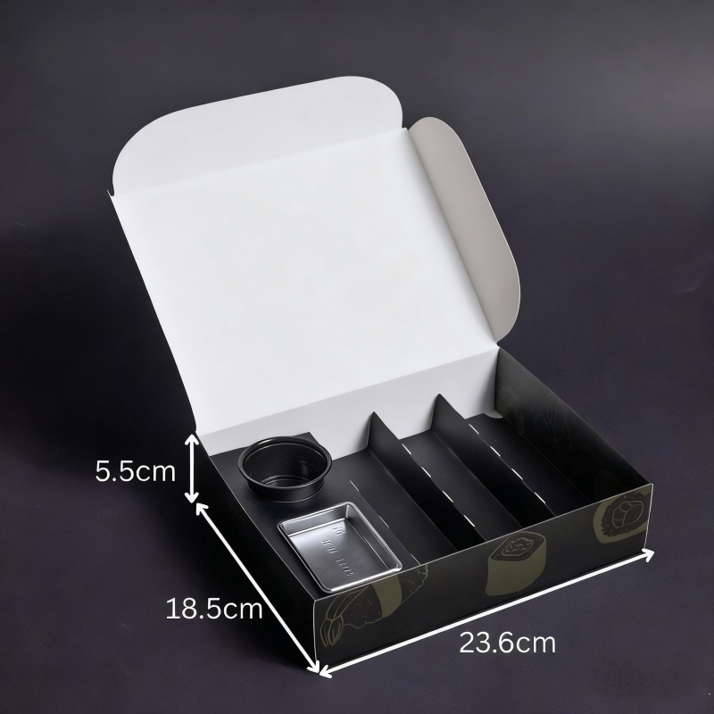 Customized Printing High Quality Food Grade Disposable Paper Sushi Box