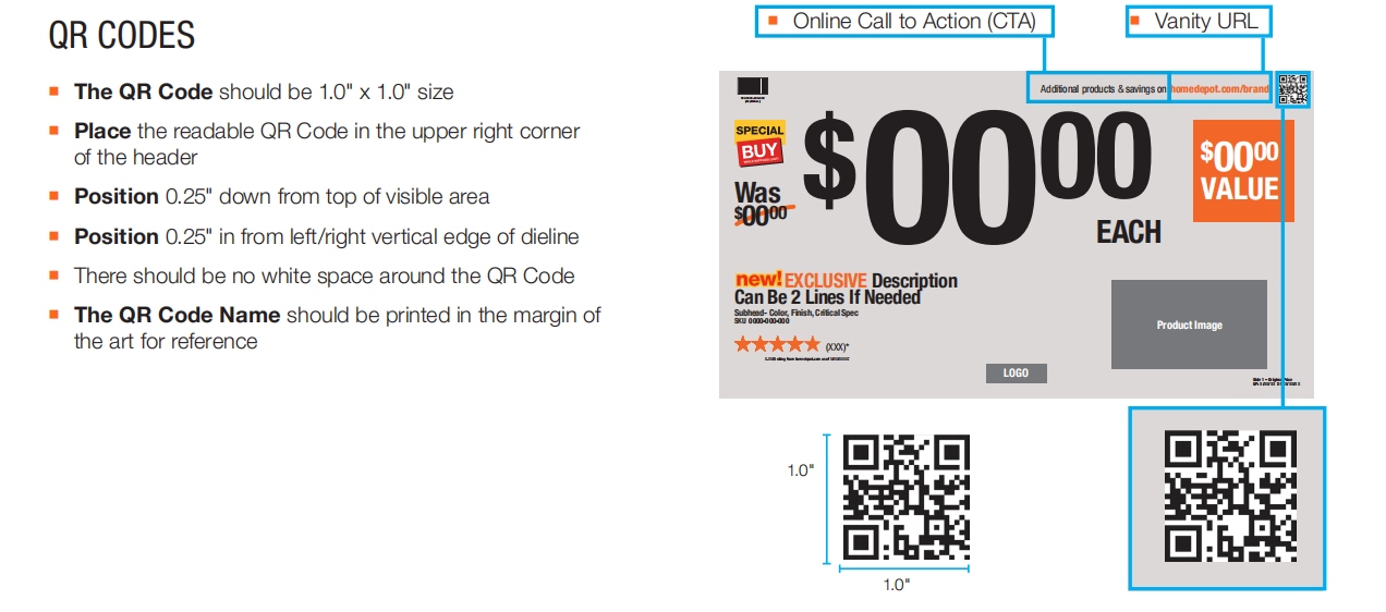 Strict UPC and QR Code Rules - Holidaypac