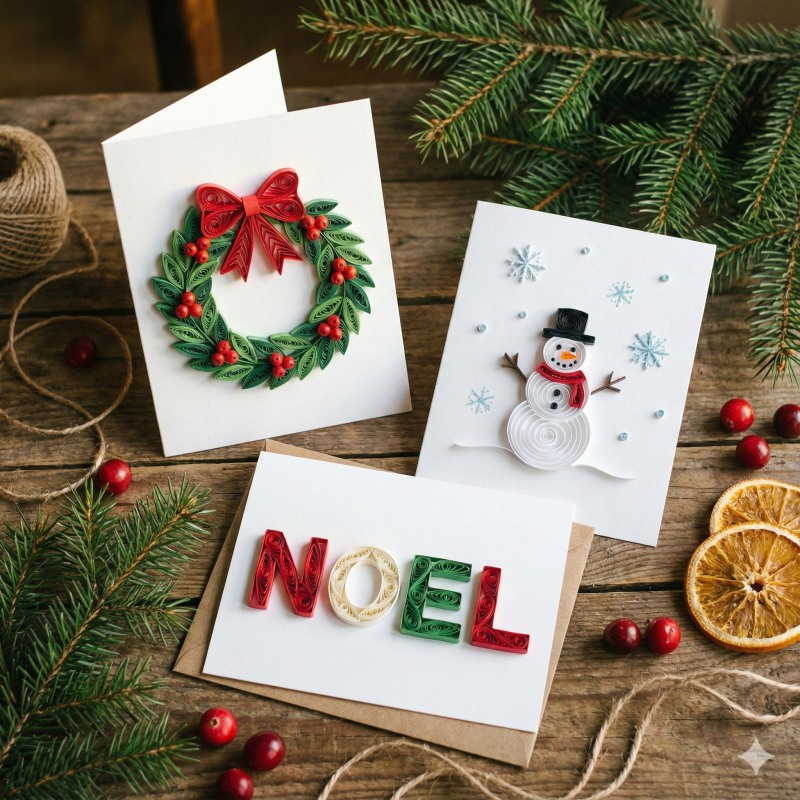 Custom Quilling Christmas Cards Wholesale: B2B Personalized Holiday Designs for Corporate Gifting Custom Quilling Christmas Cards Wholesale: B2B Personalized Holiday Designs for Corporate Gifting