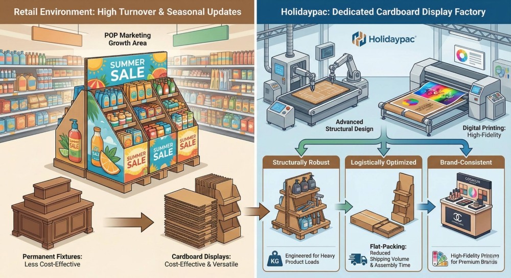 Versatility in Retail: The Role of Cardboard Displays Versatility in Retail: The Role of Cardboard Displays