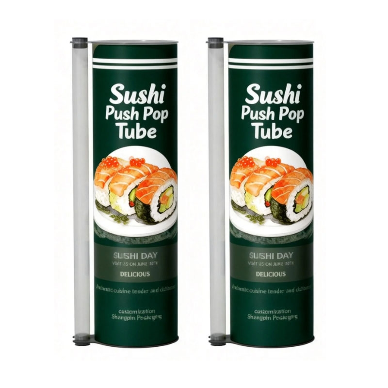 Custom Sustainable Sushi Tube Packaging with Advanced Aqueous Coatings - Holidaypac Custom Sustainable Sushi Tube Packaging with Advanced Aqueous Coatings - Holidaypac