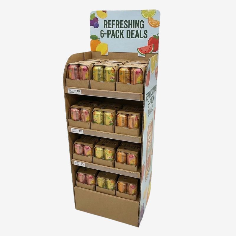 From Soggy to Solid: Why Material Choice Makes or Breaks Your Retail Cardboard Display - Holidaypac From Soggy to Solid: Why Material Choice Makes or Breaks Your Retail Cardboard Display - Holidaypac