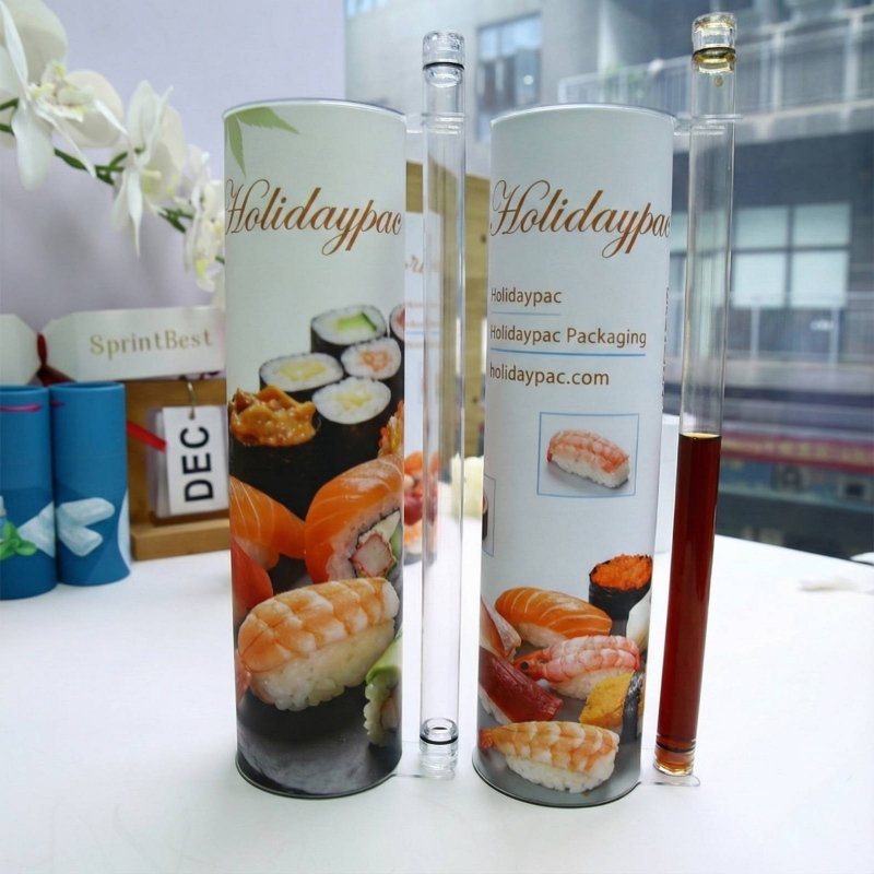 Custom Printing Biodegradable Push pop Sushi Packaging Container - Holidaypac