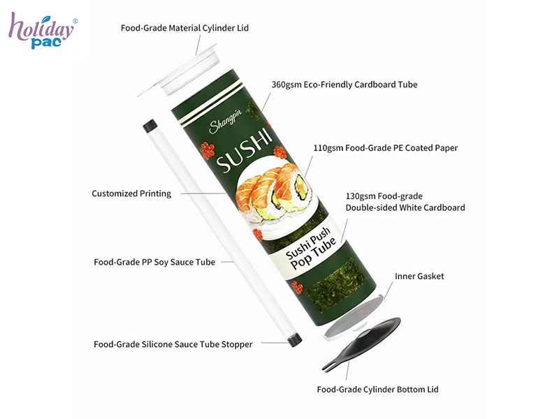 Ensuring Food Safety Excellence for Holidaypac Sushi Push Pop Tubes - Holidaypac