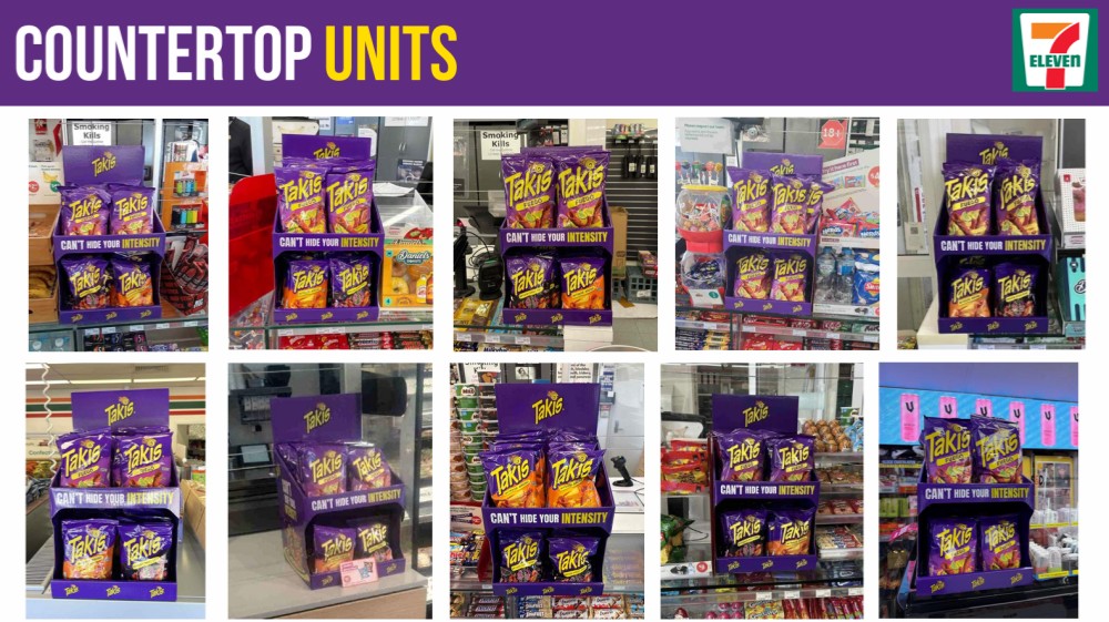 Custom Retail Display Solutions for Snacks: Takis Success Story at 7-Eleven & BIG W by Holidaypac
