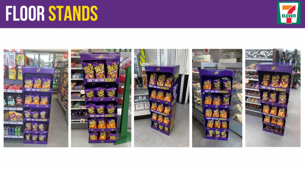 Custom Retail Display Solutions for Snacks: Takis Success Story at 7-Eleven & BIG W by Holidaypac