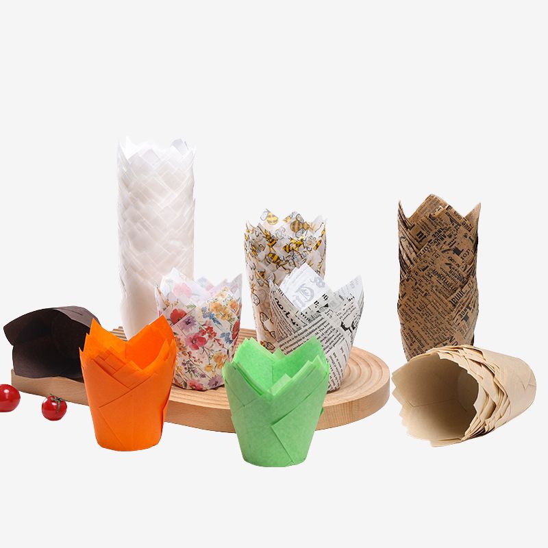 Custom Tulip Cupcake Paper Liners - Holidaypac