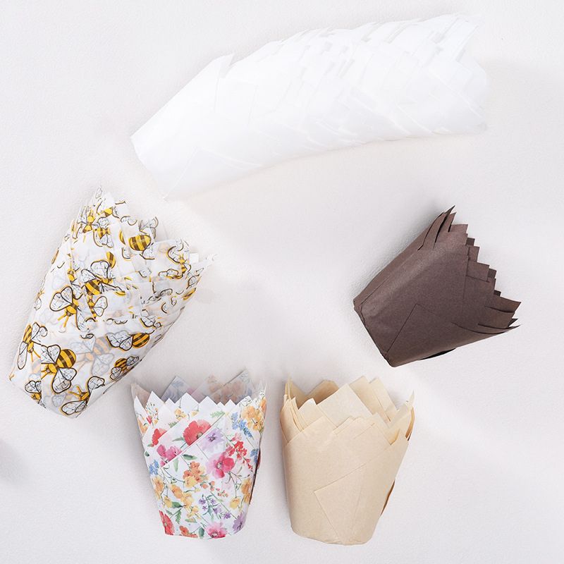 Custom Tulip Cupcake Paper Liners - Holidaypac