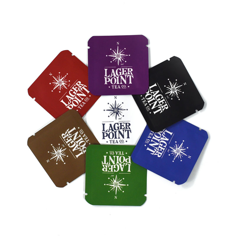 Custom 3 Side Printed Recyclable Heat sealed Flat Pouch for Mini Coffee Tea Yeast Powder - Holidaypac