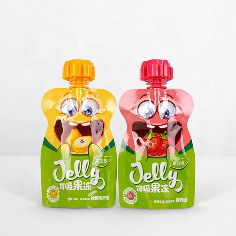 Custom Special-shaped Food Grade Plastic Packaging Pouch Bag with Childproof Cap for Milk Yogurt Baby Food - Holidaypac