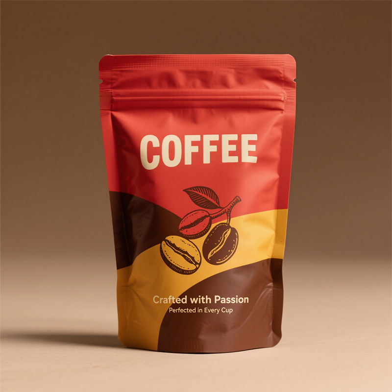 Wholesale Custom Recyclable Stand up Zipper Pouch with Moisture Barrier for Coffee Bags - Holidaypac
