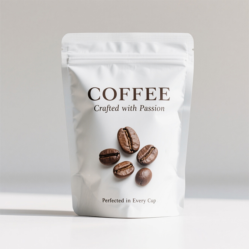 Wholesale Custom Recyclable Stand up Zipper Pouch with Moisture Barrier for Coffee Bags - Holidaypac