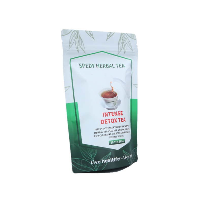 Custom Private Label Tea Ziplock Printed Pouch with Zipper - Holidaypac