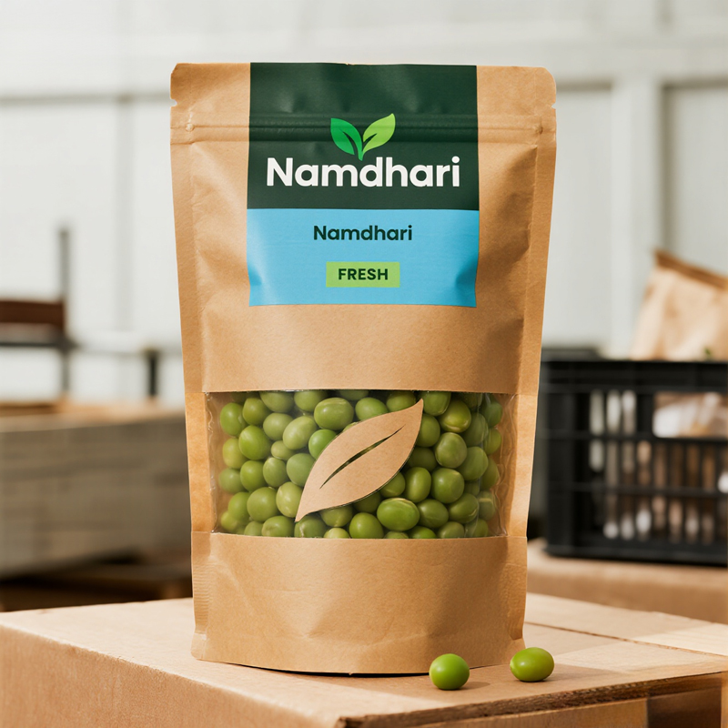 Custom Printed Kraft Stand up Zip Lock Pouch for Vegetable Seeds - Holidaypac