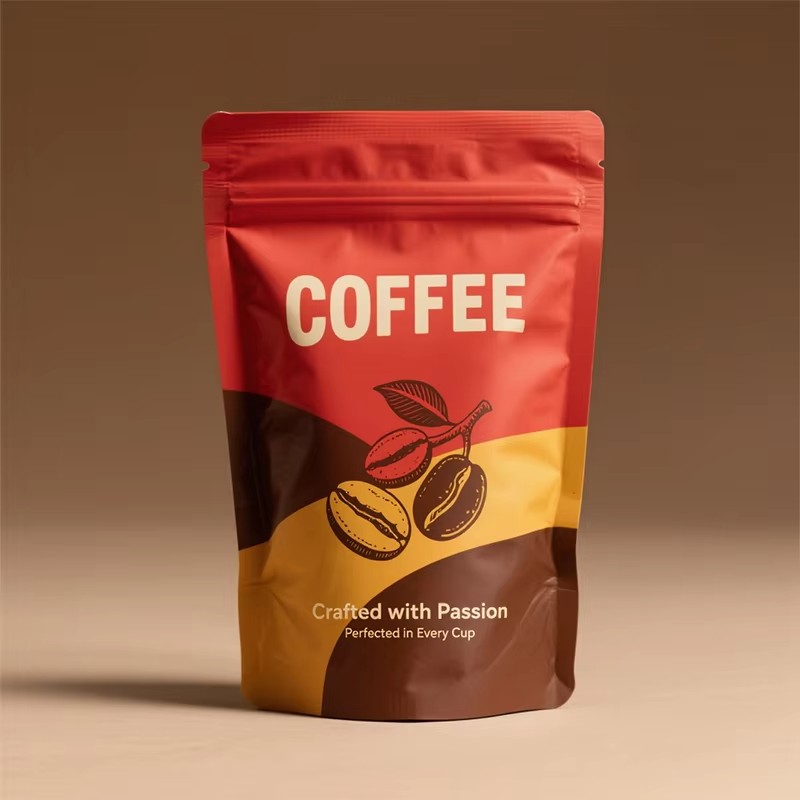 Wholesale Custom Recyclable Stand up Zipper Pouch with Moisture Barrier for Coffee - Holidaypac