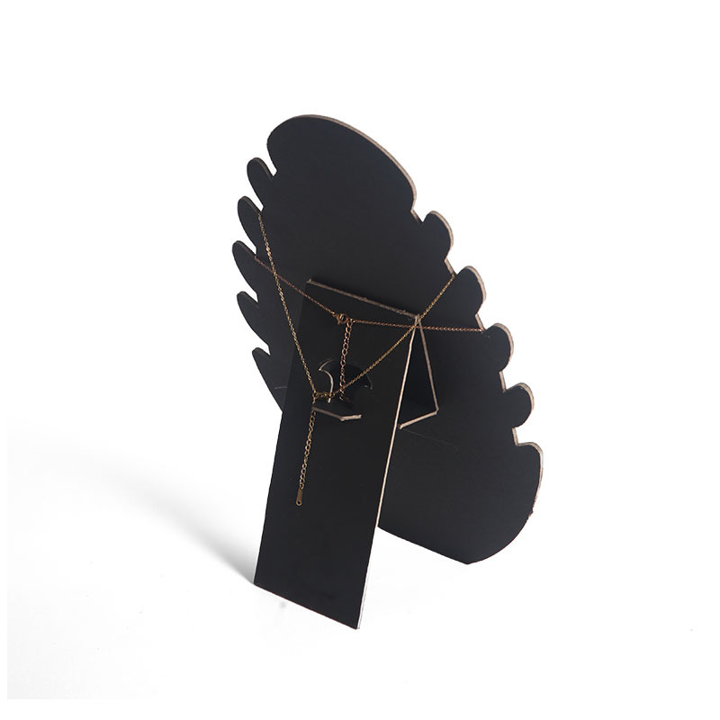 Custom Swan Shaped Cardboard Counter Display Stand for Necklace - Holidaypac