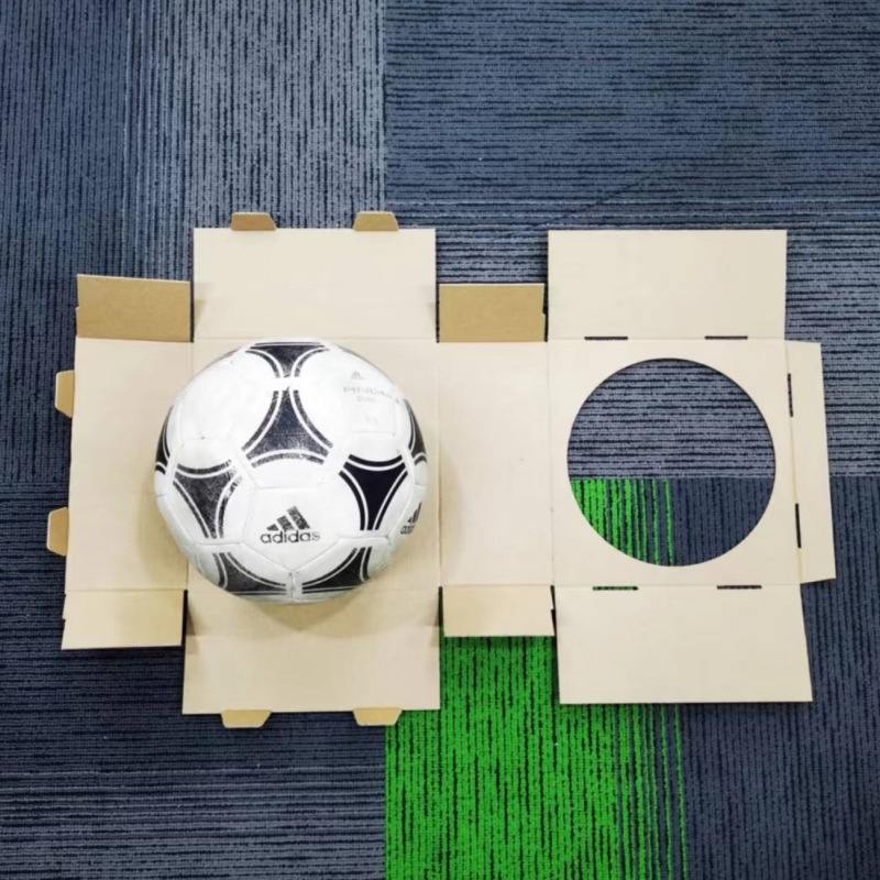 Custom Corrugated Soccer Ball Display Box for 2026 World Cup - Holidaypac