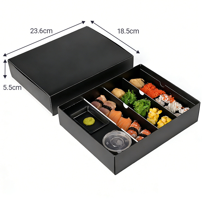 Custom Sushi Drawer-Style Packaging Box | Eco-Friendly Bento Box for Restaurants & Take-Out - Holidaypac