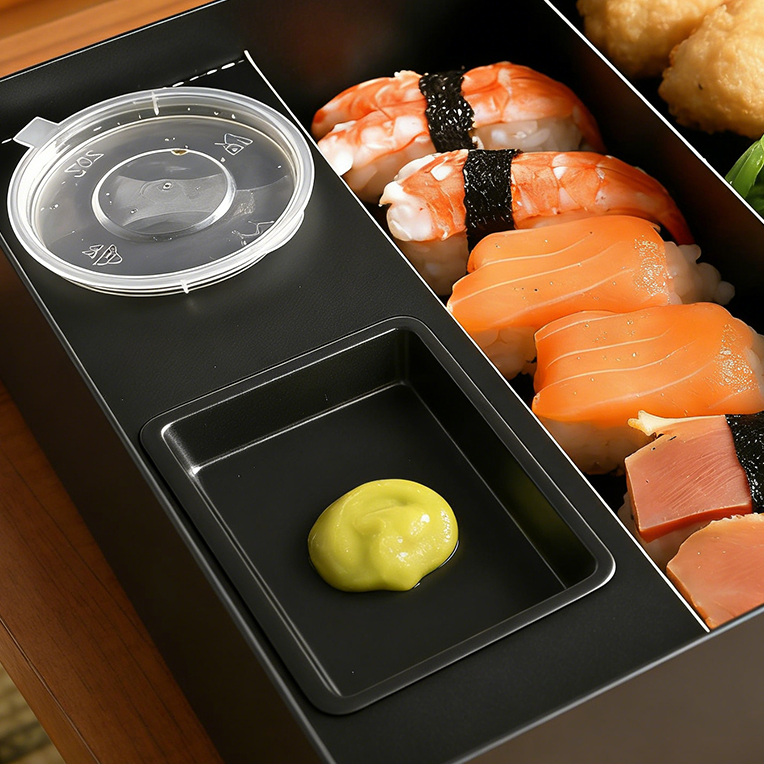 Custom Sushi Drawer-Style Packaging Box | Eco-Friendly Bento Box for Restaurants & Take-Out - Holidaypac