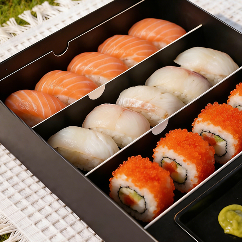 Custom Sushi Drawer-Style Packaging Box | Eco-Friendly Bento Box for Restaurants & Take-Out - Holidaypac