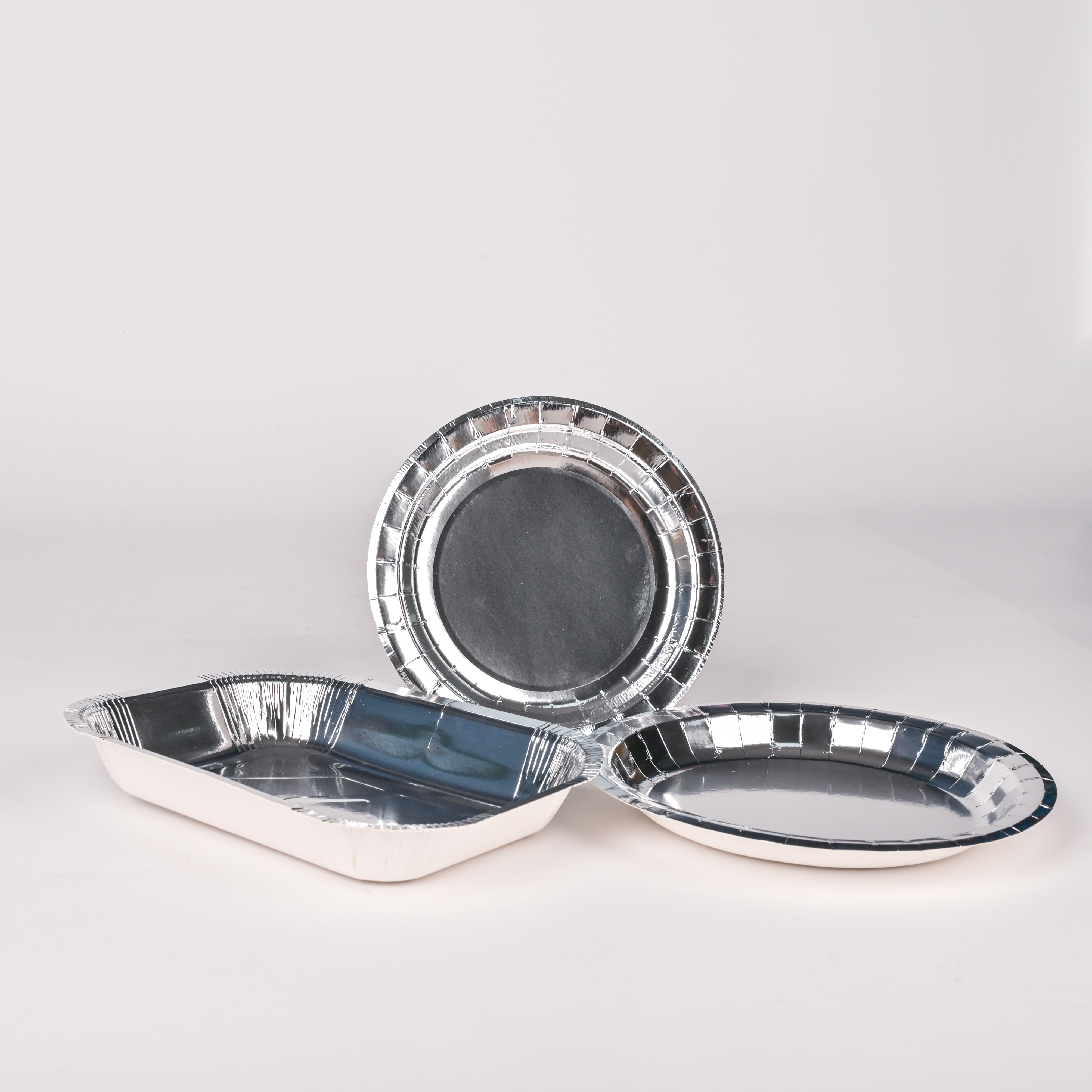 Aluminum foil paper plates for air fryer, oven, microwave & BBQ