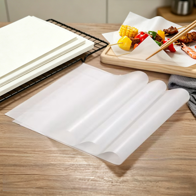 Wholesale Disposable Rectangular BBQ Silicone Coated Paper | Custom Non-Stick Greaseproof Parchment Grilling Baking Sheets - Holidaypac Factory