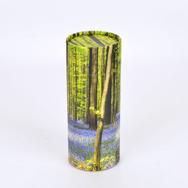 Custom Scatter Paper Tubes for Ashes Storage Eco-Friendly Pet Casket & Urns - Holidaypac