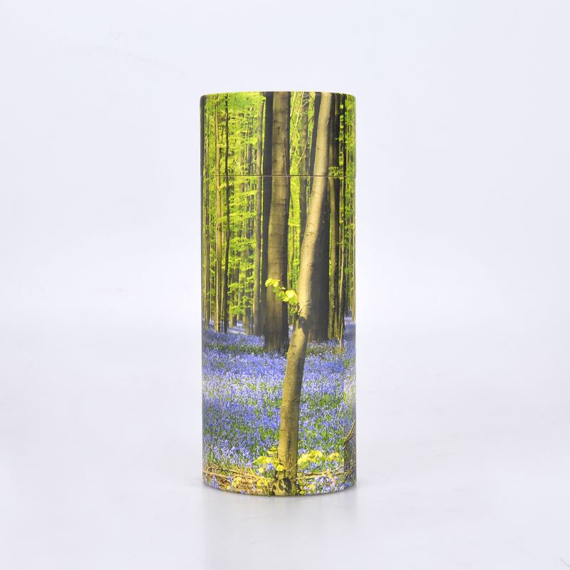 Custom Scatter Paper Tubes for Ashes Storage Eco-Friendly Pet Casket & Urns - Holidaypac