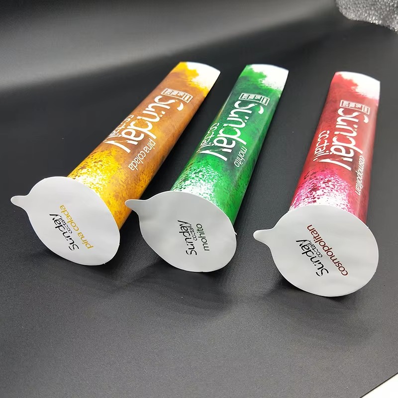 Custom Ice Cream Tubes with Lids Popsicle Tube for Cold Food Storage - Holidaypac