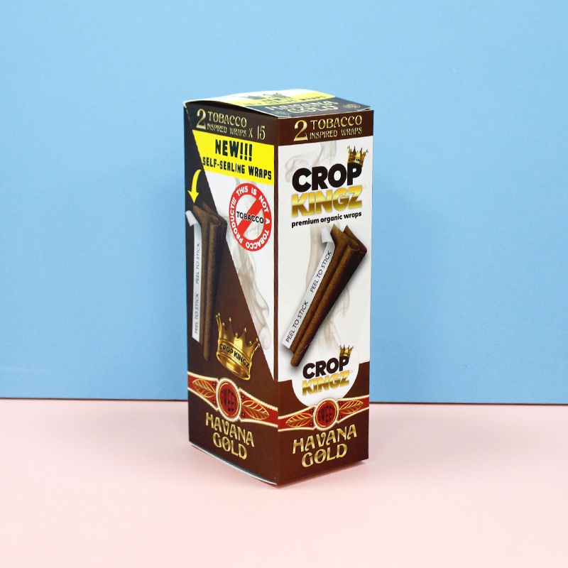 Custom 350g White Cardboard Shelf Ready Boxes for Cigarette Cones & Wraps - Holidaypac