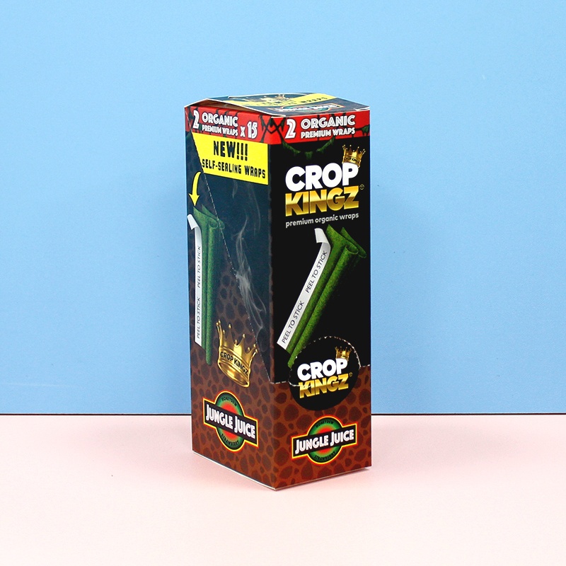 Custom 350g White Cardboard Shelf Ready Boxes for Cigarette Cones & Wraps - Holidaypac