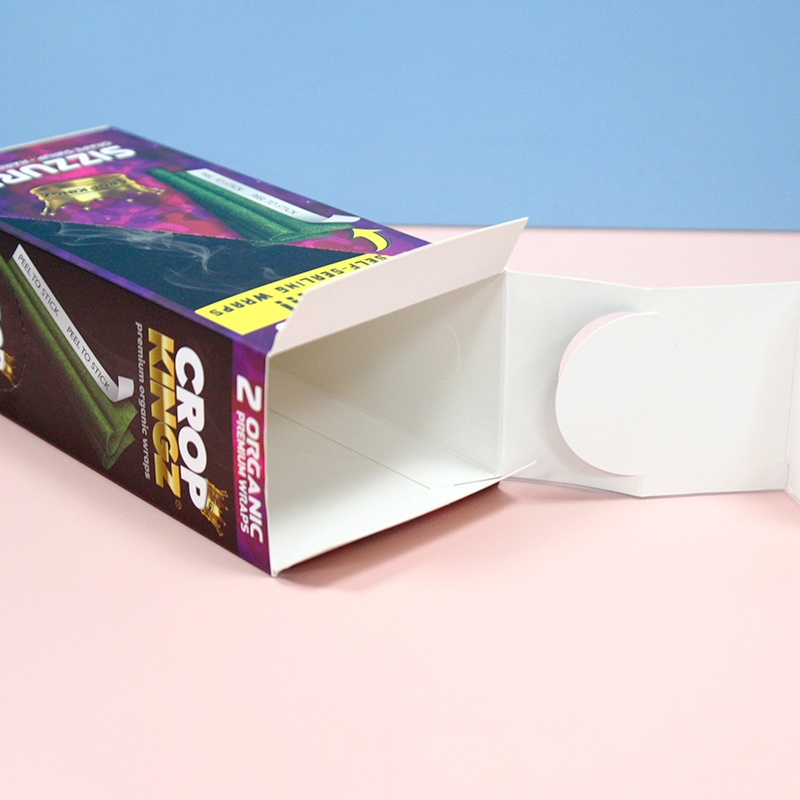 Custom 350g White Cardboard Shelf Ready Boxes for Cigarette Cones & Wraps - Holidaypac