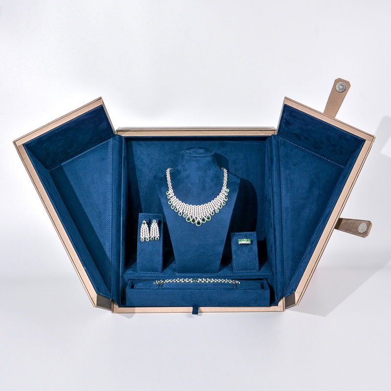 Custom Luxury Double Door Jewelry Gift Box - Holidaypac